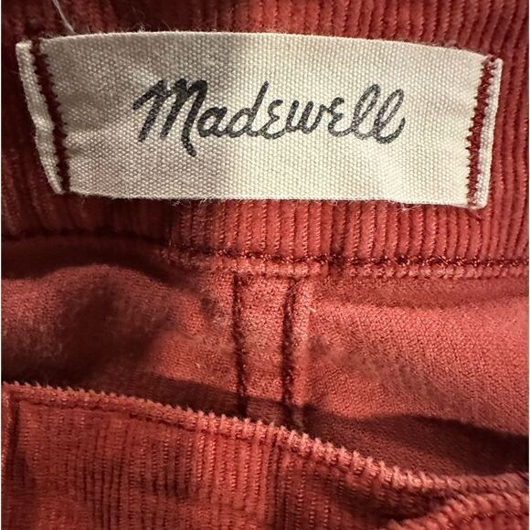Madewell Cali Demi boot corduroy pants red - Picture 5 of 6